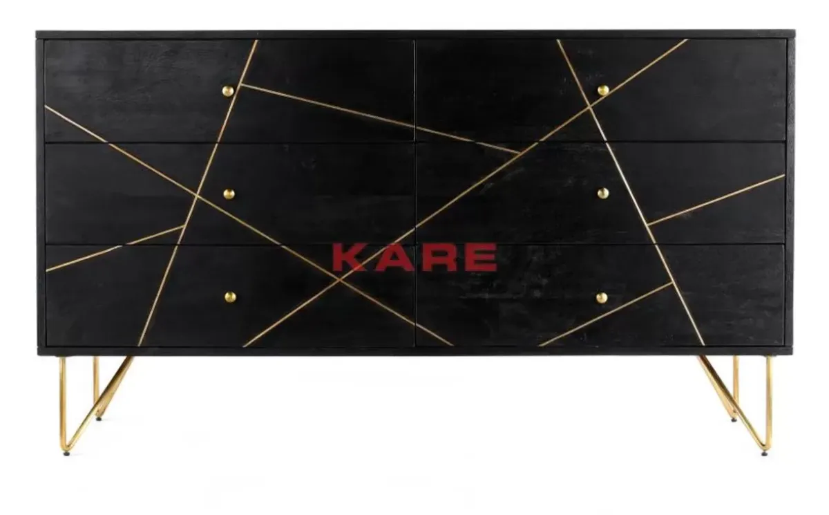 KARE Design Sideboard Gold Vein- Kommoden & Sideboards