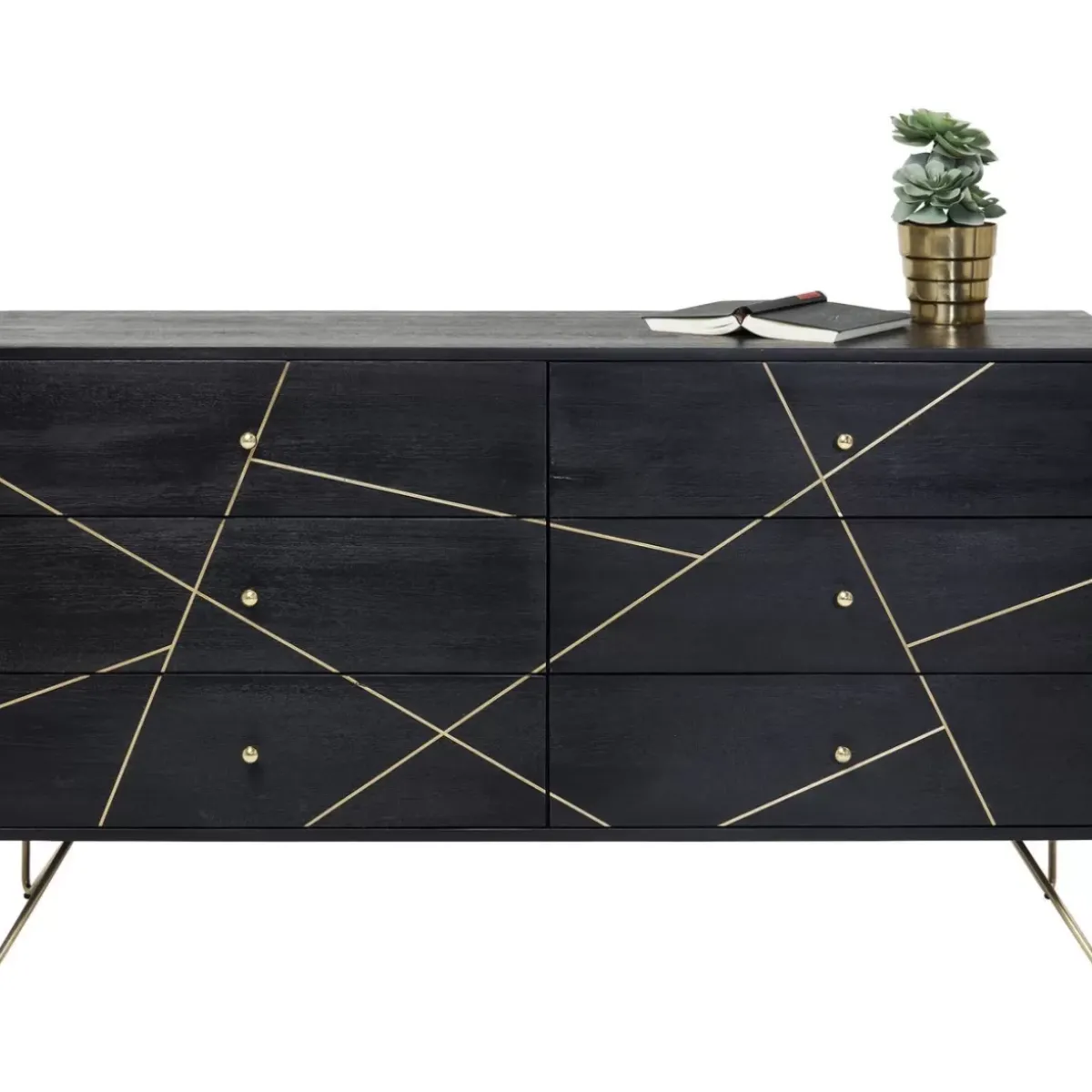 KARE Design Sideboard Gold Vein- Kommoden & Sideboards