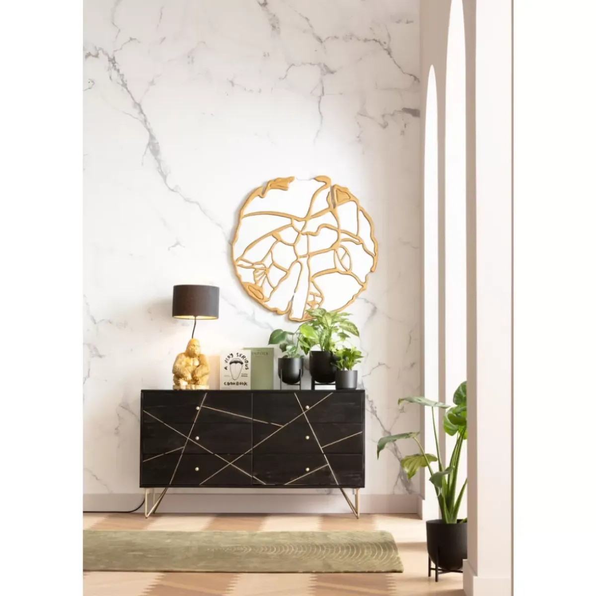 KARE Design Sideboard Gold Vein- Kommoden & Sideboards