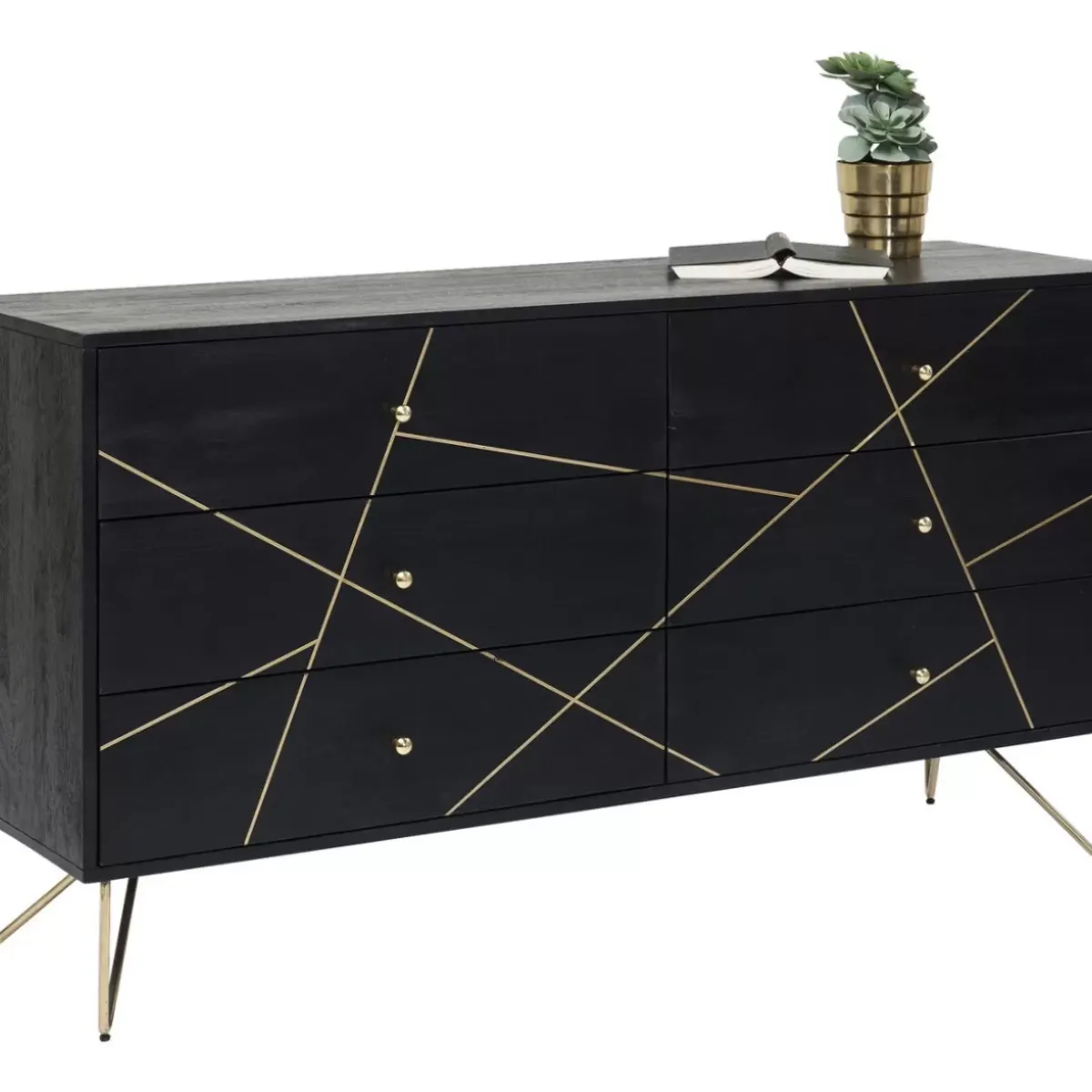 KARE Design Sideboard Gold Vein- Kommoden & Sideboards
