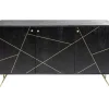 KARE Design Sideboard Gold Vein 3 Turig 145X82Cm- Kommoden & Sideboards