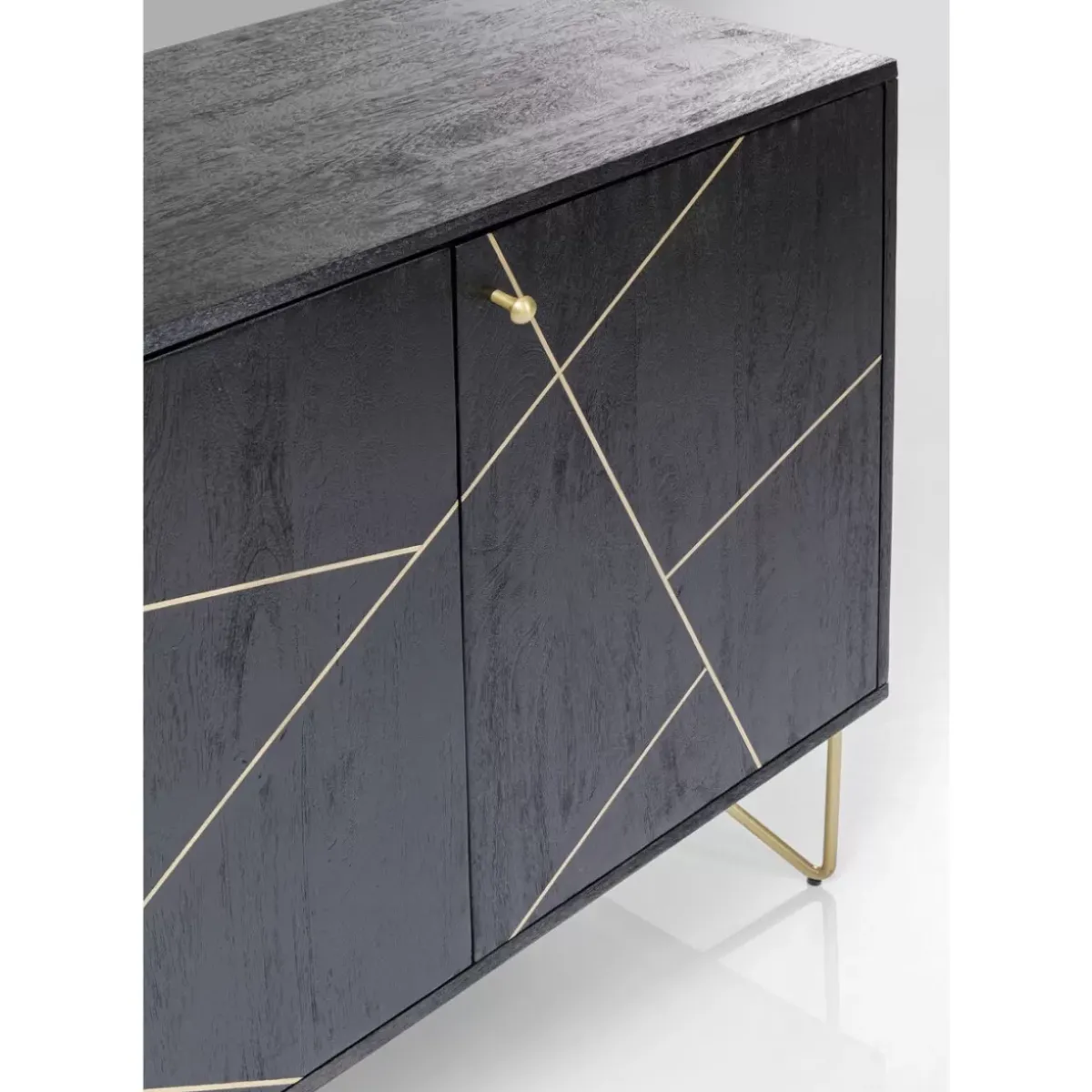 KARE Design Sideboard Gold Vein 3 Turig 145X82Cm- Kommoden & Sideboards