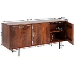 KARE Design Sideboard Grooves- Kommoden & Sideboards