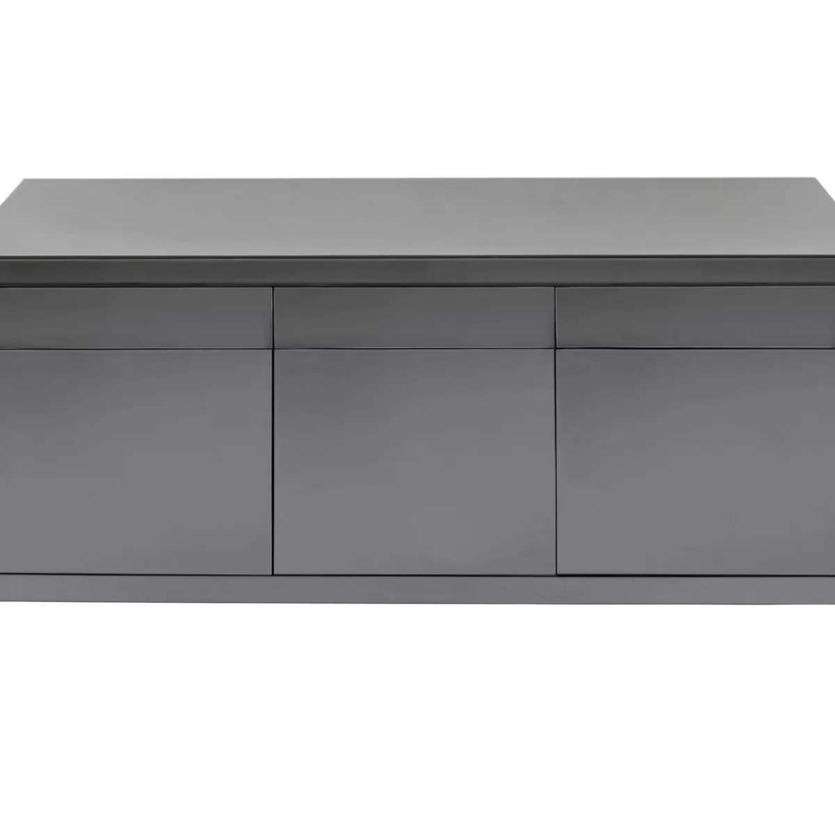 KARE Design Sideboard Luxury Push Grau- Kommoden & Sideboards