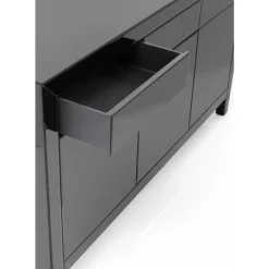 KARE Design Sideboard Luxury Push Grau- Kommoden & Sideboards