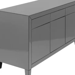 KARE Design Sideboard Luxury Push Grau- Kommoden & Sideboards