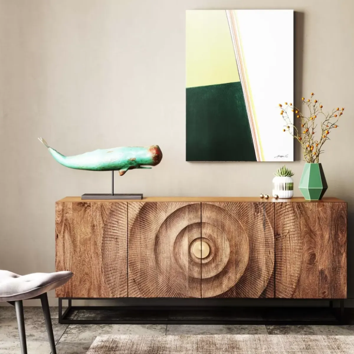 KARE Design Sideboard Madeira Hell 177X75Cm- Kommoden & Sideboards