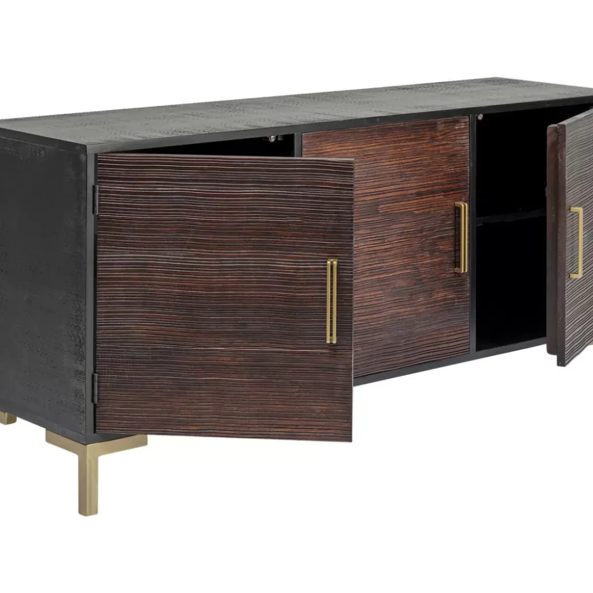 KARE Design Sideboard Olbia Dunkel 160X77Cm- Kommoden & Sideboards
