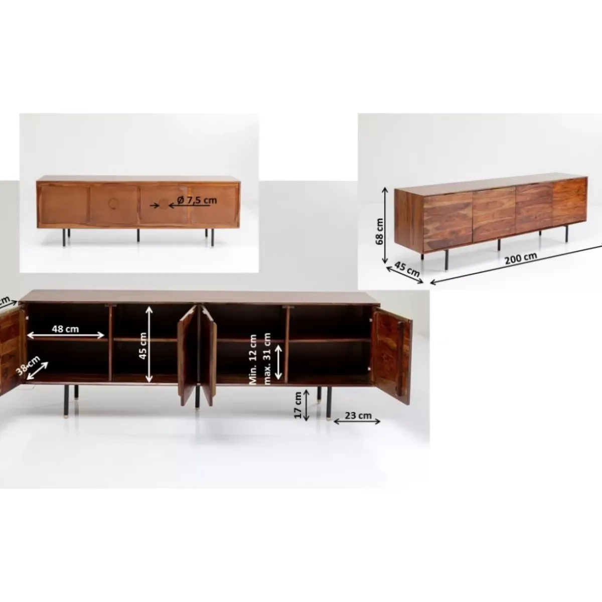 KARE Design Sideboard Ravello 200- Kommoden & Sideboards
