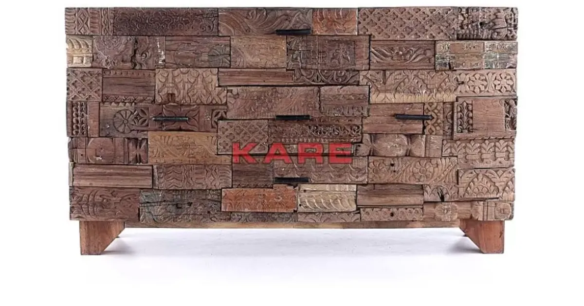 KARE Design Sideboard Shanti Surprise Puzzle Nature- Kommoden & Sideboards