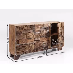 KARE Design Sideboard Shanti Surprise Puzzle Nature- Kommoden & Sideboards