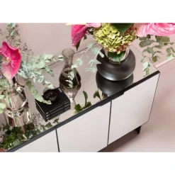 KARE Design Sideboard Soran Schwarz 160X45Cm- Kommoden & Sideboards