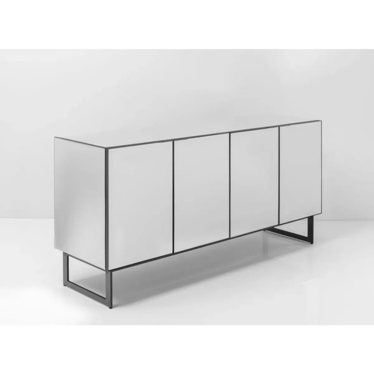 KARE Design Sideboard Soran Schwarz 160X45Cm- Kommoden & Sideboards