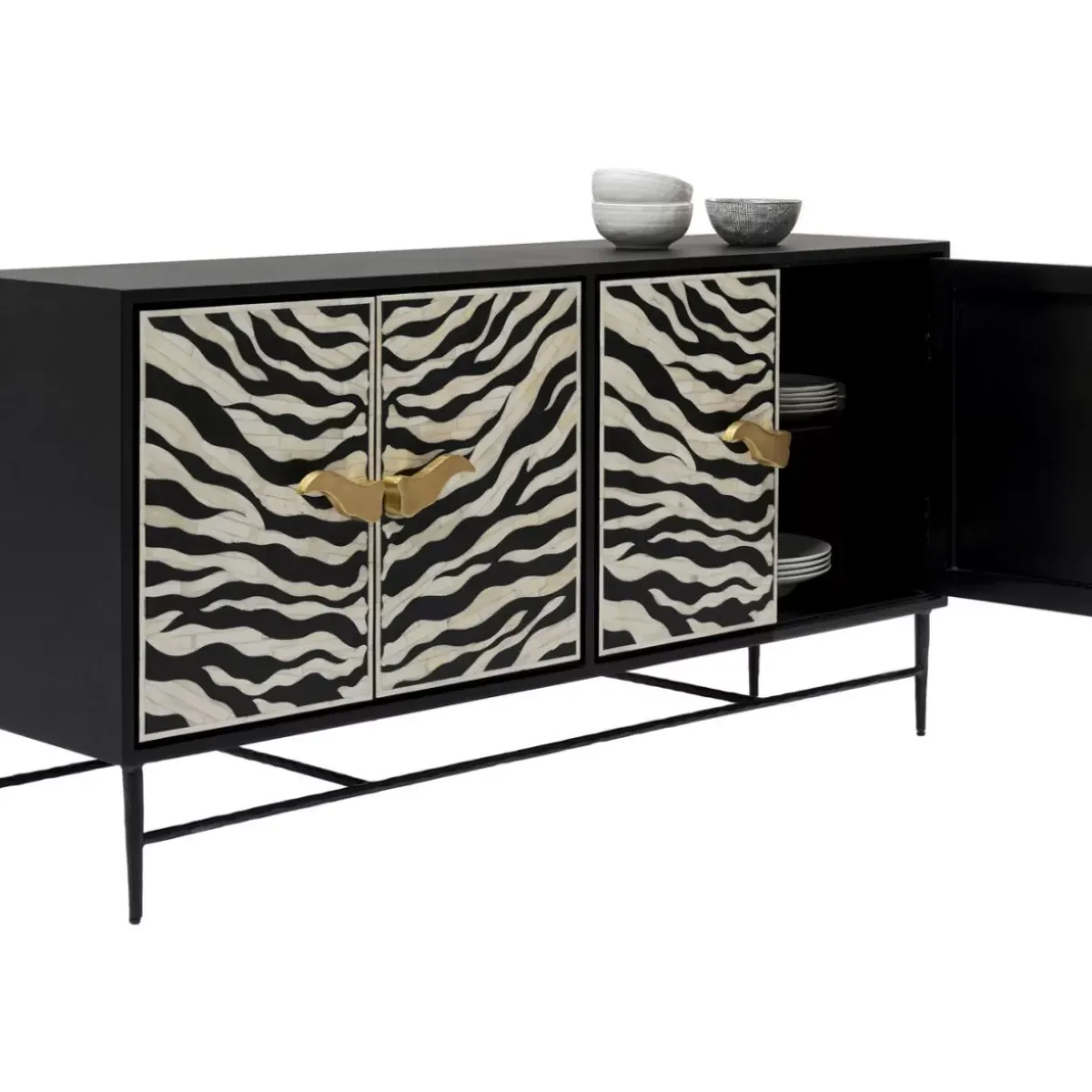 KARE Design Sideboard Zebra 160X80Cm- Kommoden & Sideboards