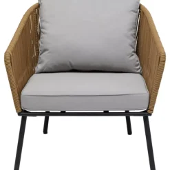 KARE Design Sitzgruppe Elba Quattro Natur (4/Tlg.)- Outdoormöbel