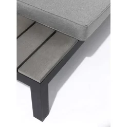 KARE Design Sitzgruppe Holiday Schwarz (4-Tlg.)- Outdoormöbel