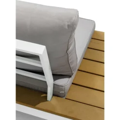 KARE Design Sitzgruppe Holiday Weiss (4-Tlg.)- Outdoormöbel