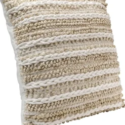 KARE Design Sitzkissen Loop Knit Beige 60X60Cm- Kissen
