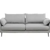 KARE Design Sofa Amalfi 2-Sitzer Grau 219Cm- Sofas & Couches