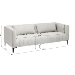 KARE Design Sofa Celebrate 3-Sitzer S&P- Sofas & Couches