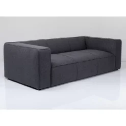 KARE Design Sofa Cubetto 3-Sitzer Dunkelgrau 220Cm- Sofas & Couches