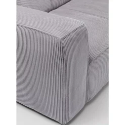 KARE Design Sofa Cubetto 3-Sitzer Hellgrau 220Cm- Sofas & Couches