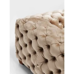 KARE Design Sofa Desire 3-Sitzer Velvet Ecru- Sofas & Couches