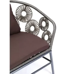 KARE Design Sofa Ibiza Braun- Outdoormöbel