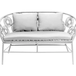 KARE Design Sofa Ibiza Weiss- Outdoormöbel