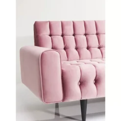 KARE Design Sofa Milchbar 3-Sitzer Velvet Rose- Sofas & Couches