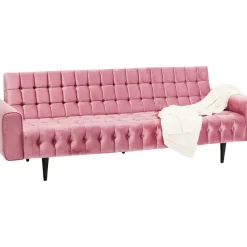 KARE Design Sofa Milchbar 3-Sitzer Velvet Rose- Sofas & Couches