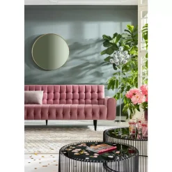 KARE Design Sofa Milchbar 3-Sitzer Velvet Rose- Sofas & Couches