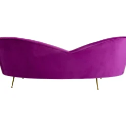 KARE Design Sofa Night Fever 3-Sitzer Lila- Sofas & Couches