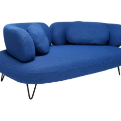 KARE Design Sofa Peppo 2-Sitzer Blau 182Cm- Sofas & Couches