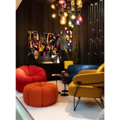 KARE Design Sofa Peppo 2-Sitzer Blau 182Cm- Sofas & Couches