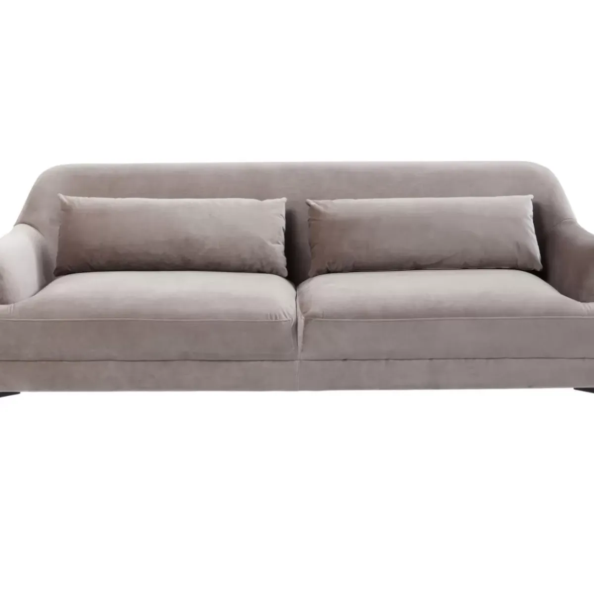 KARE Design Sofa Proud 3-Sitzer Grau- Sofas & Couches