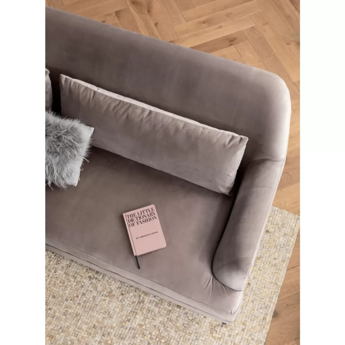 KARE Design Sofa Proud 3-Sitzer Grau- Sofas & Couches