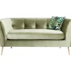 KARE Design Sofa Rimini 2-Sitzer Grun- Sofas & Couches