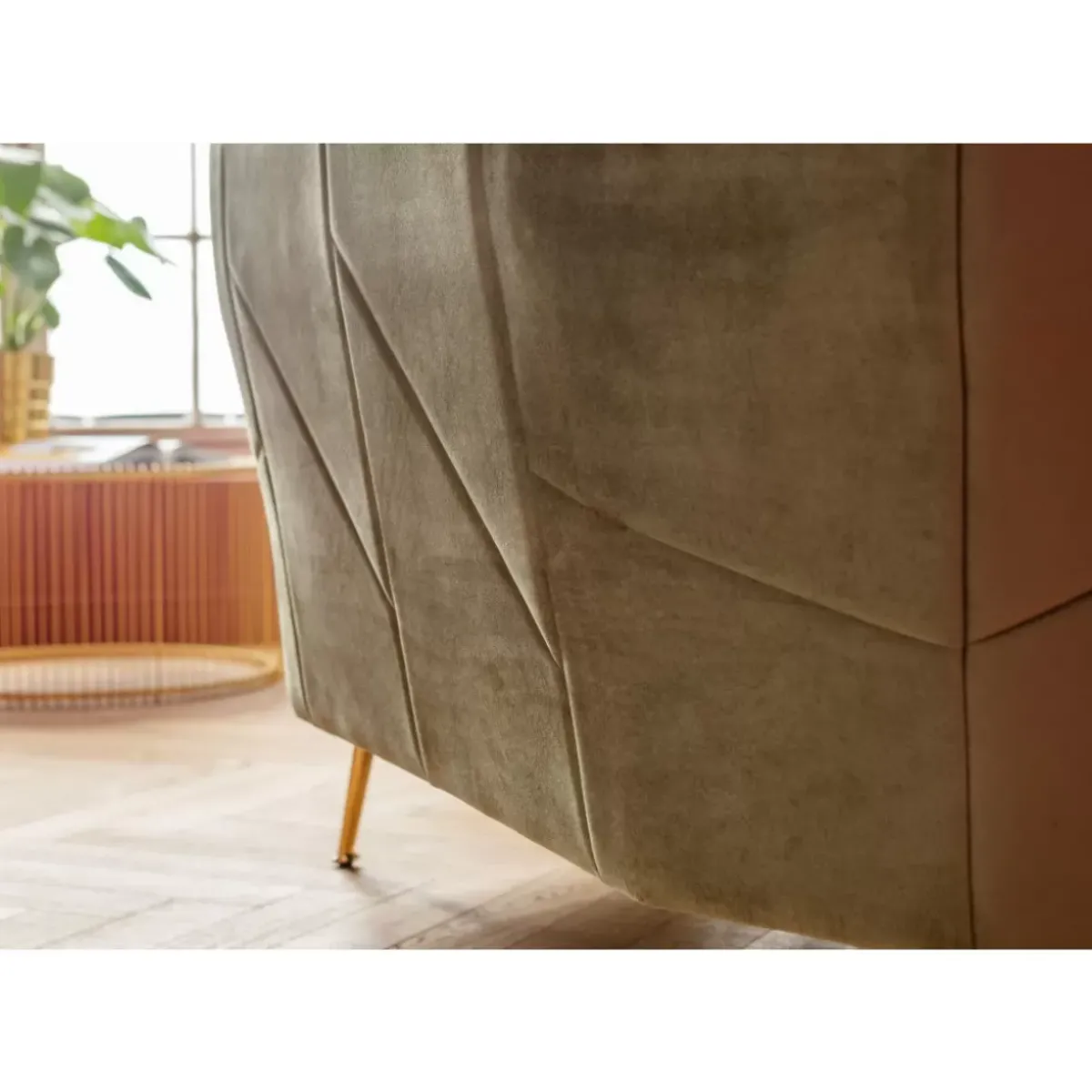 KARE Design Sofa Rimini 2-Sitzer Grun- Sofas & Couches