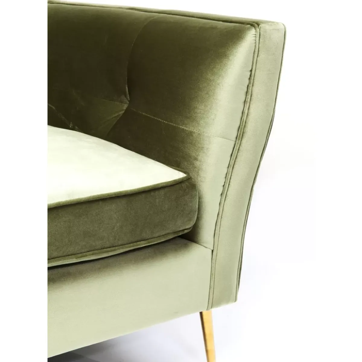 KARE Design Sofa Rimini 2-Sitzer Grun- Sofas & Couches