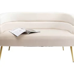 KARE Design Sofa Sandwich 2-Sitzer Creme 125Cm- Sofas & Couches
