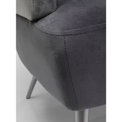 KARE Design Sofa Sandwich 2-Sitzer Grau- Sofas & Couches