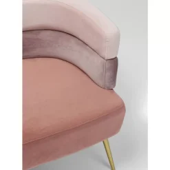 KARE Design Sofa Sandwich 2-Sitzer Rosa- Sofas & Couches