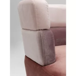 KARE Design Sofa Sandwich 2-Sitzer Rosa- Sofas & Couches