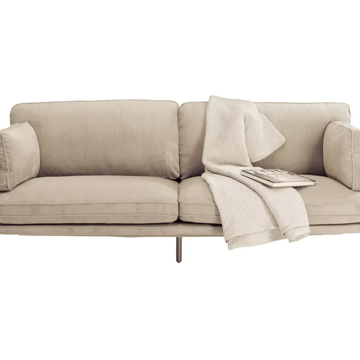 KARE Design Sofa Shirly 3-Sitzer Creme- Sofas & Couches