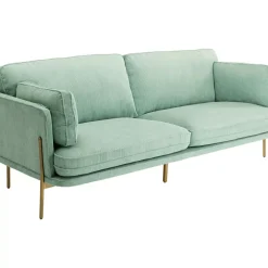 KARE Design Sofa Shirly 3-Sitzer Mint- Sofas & Couches