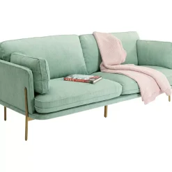 KARE Design Sofa Shirly 3-Sitzer Mint- Sofas & Couches