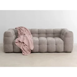 KARE Design Sofa 3-Sitzer Salamanca Grau 240Cm- Sofas & Couches