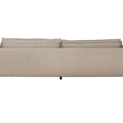 KARE Design Sofa 3-Sitzer Victor Leder Grau 233Cm- Sofas & Couches