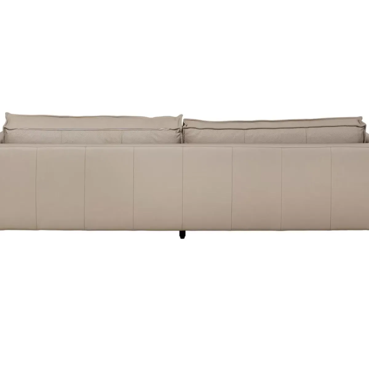 KARE Design Sofa 3-Sitzer Victor Leder Grau 233Cm- Sofas & Couches